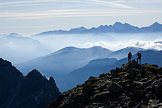 攀登,阿尔卑斯山,提洛尔,奥地利