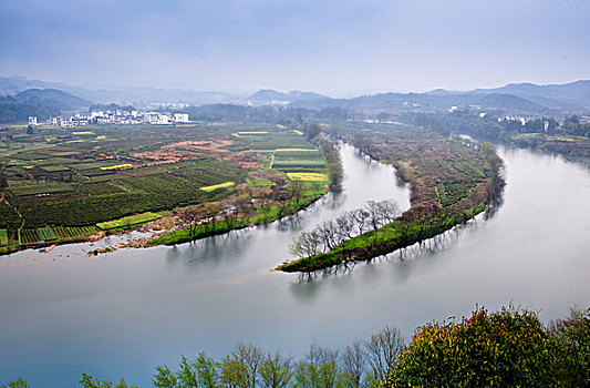 江西婺源月亮湾景区