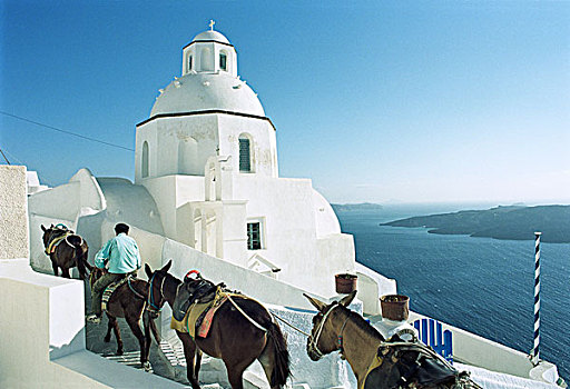 希腊,锡拉岛,教堂