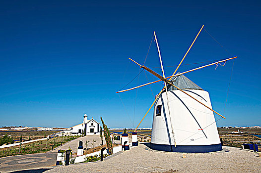 风车,阿尔加维,葡萄牙