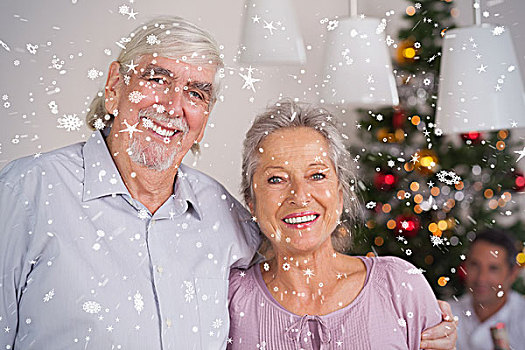 高兴,祖父母,圣诞节