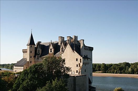 法国,卢瓦尔河地区,曼恩-卢瓦尔省,城堡