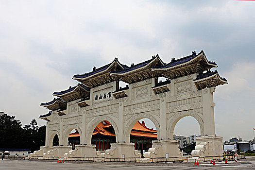 台湾台北市中正區中正纪念堂自由广场