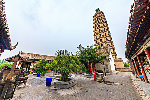 海宝寺塔景观