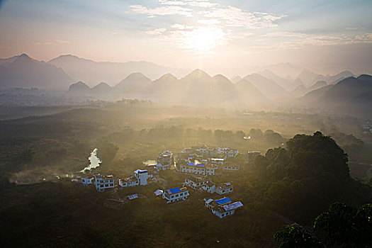 自然风光,景观,红岩村,广西,桂林,恭城