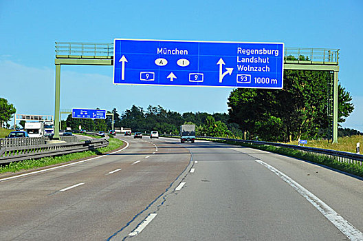 德国,公路,标识