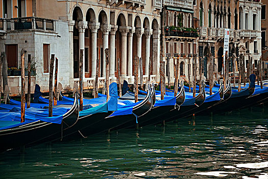 小船,公园,水中,威尼斯,运河,古建筑,意大利