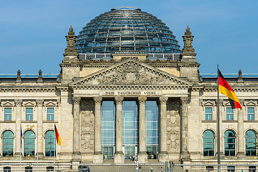 德国国会大厦,建筑,著名,历史建筑,柏林,德国