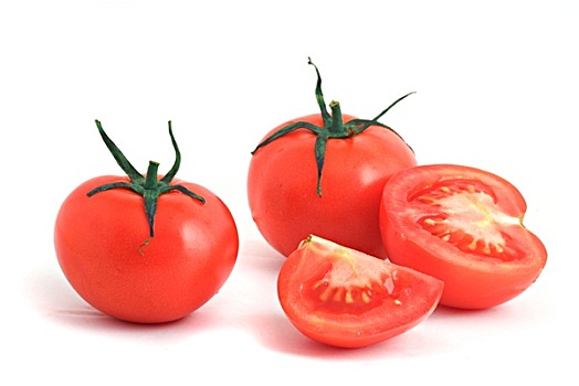 西红柿,隔绝,白色背景,背景
