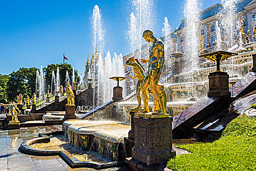 大喷泉,彼得斯堡,俄罗斯