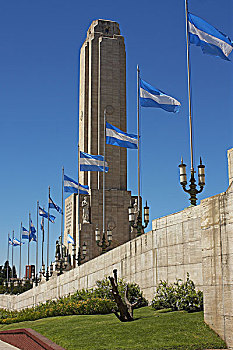阿根廷,罗萨里奥,国家纪念建筑,国旗