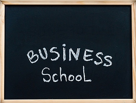 商学院,信息,书写,白色,粉笔,木框,黑板,商务,学习,概念