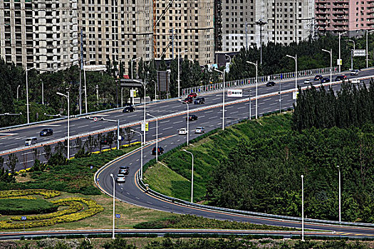 城市,交通,道路,楼房