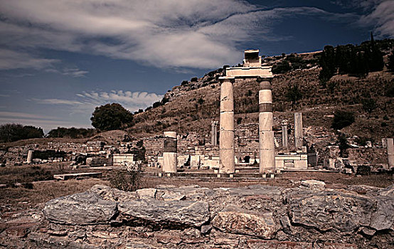 希腊古都德尔菲遗迹