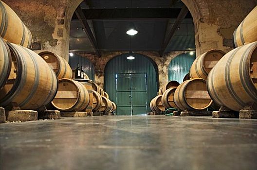 酒窖,玛尔戈红葡萄酒,法国