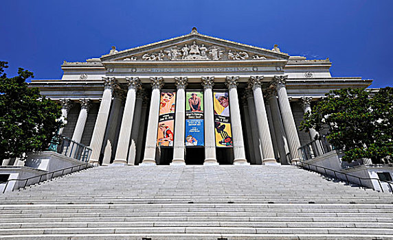 新古典主义,建筑,档案馆,美国,史密森学会,国家广场,华盛顿特区