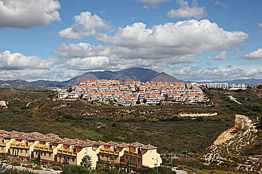 住宅,建筑,哥斯达黎加,安达卢西亚,西班牙