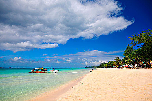 海滩,长滩岛,菲律宾,东南亚