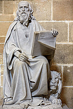 圣马克,雕塑,大教堂,西班牙