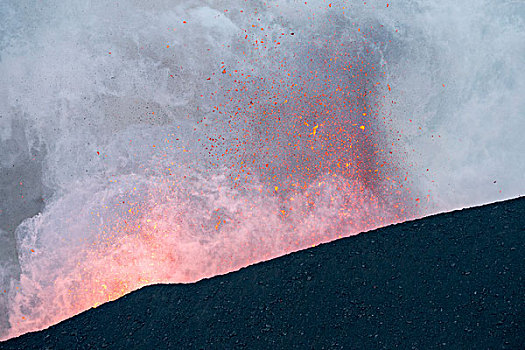 喷发,火山,堪察加半岛,俄罗斯