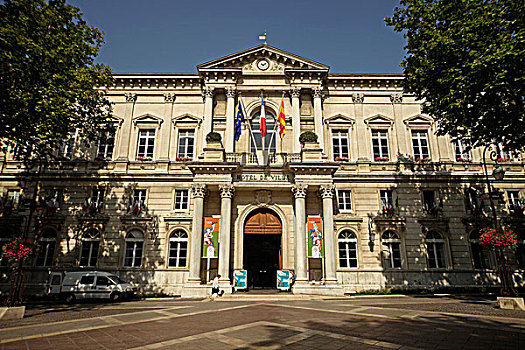 德威饭店,市政厅,阿维尼翁,普罗旺斯,法国,欧洲
