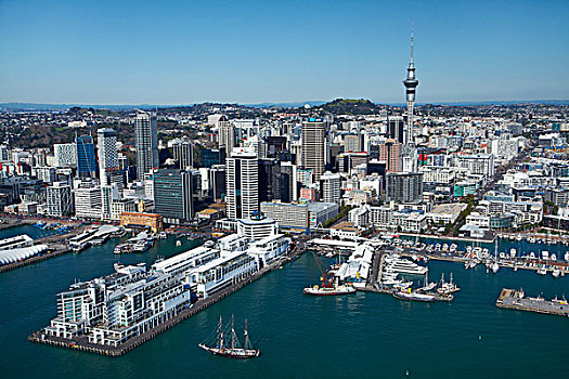 酒店,高架桥,港口,摩天塔,奥克兰,水岸,北岛,新西兰