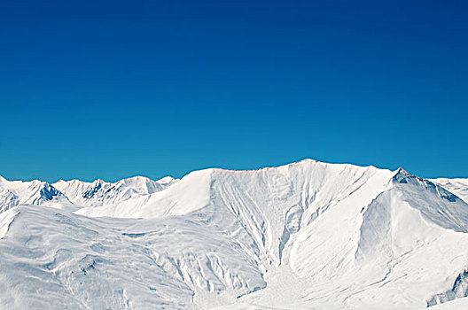 高山,雪