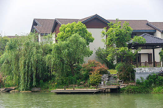 苏式庭院,水岸别墅
