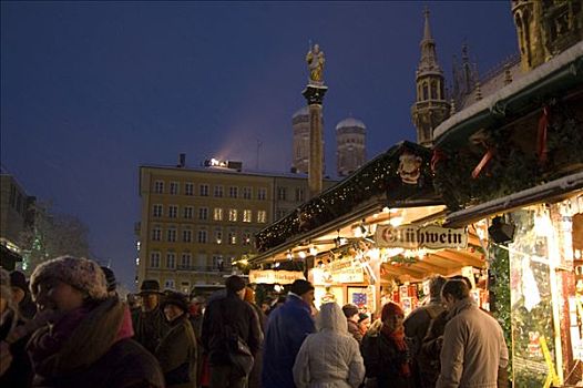 圣诞市场,慕尼黑,德国