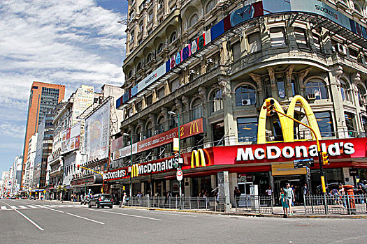 麦当劳,布宜诺斯艾利斯,阿根廷,南美
