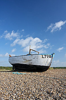 英格兰,风化,船,海滩,海岸