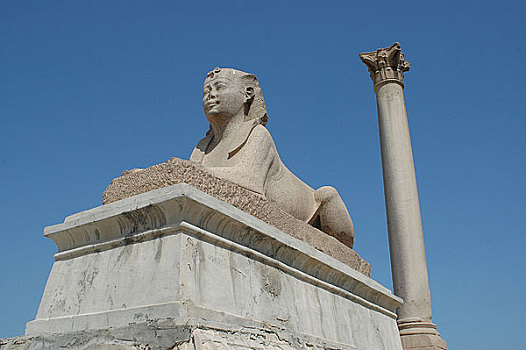 埃及亚历山大雕塑