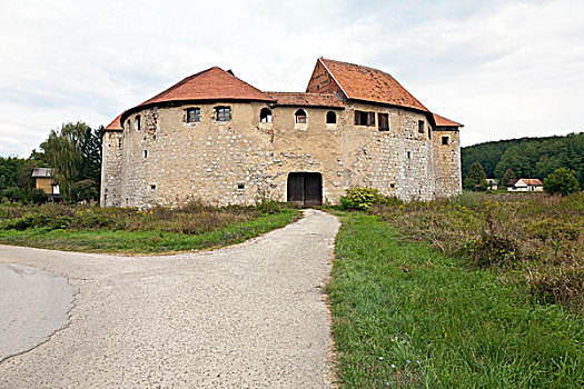 13世纪,城堡,克罗地亚,欧洲