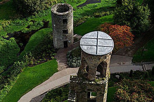 布拉尼城堡,城堡,爱尔兰,俯视