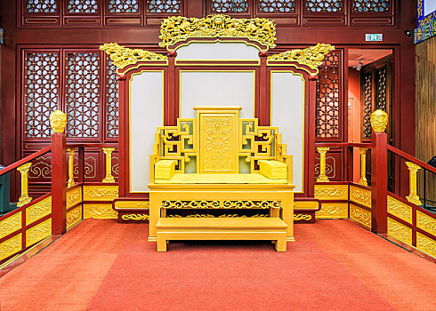 龙椅宝座,南京中国科举博物馆