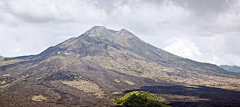 全景,巴图尔,火山