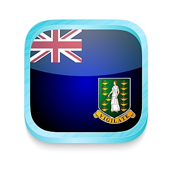 机智,电话,扣,英属维京群岛,旗帜
