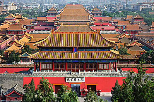 故宮,護城河,神武門