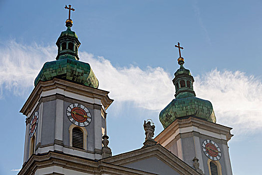 相似,洋葱形屋顶,高校,大教堂,巴伐利亚,德国,欧洲