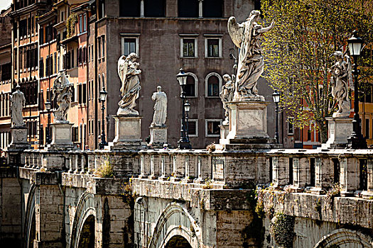 圣天使桥,罗马,意大利
