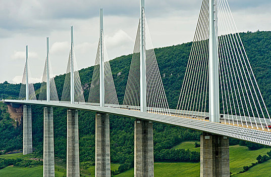 米约大桥,阿韦龙省,法国,欧洲