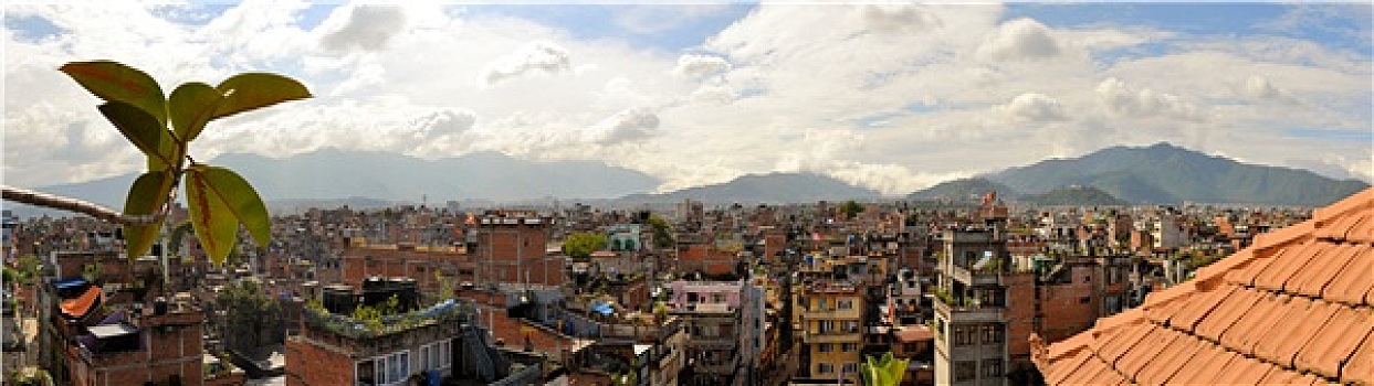 屋顶,加德满都,尼泊尔,首都