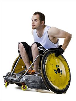 轮椅,运动员