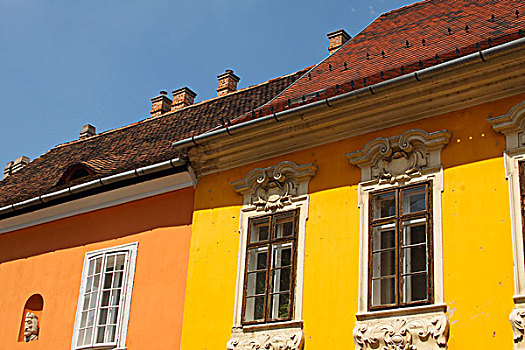 涂绘,建筑,城堡区,布达佩斯,匈牙利