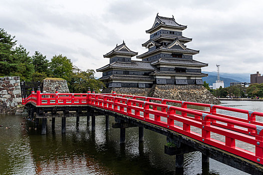 松本城,桥