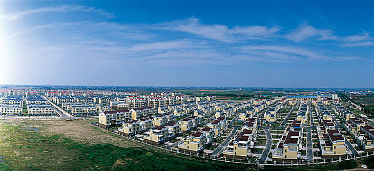 上海青浦现代农村生活区