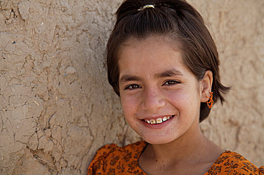 阿富汗,女孩,孩子,坎大哈,六月,2007年