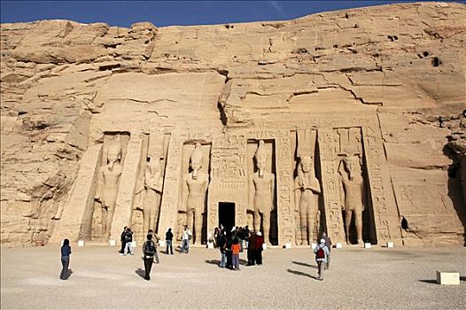 阿布辛贝尔神庙,努比亚,埃及,非洲