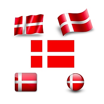 丹麦,旗帜,象征