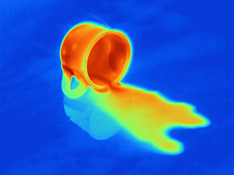 热,溢出,饮料
